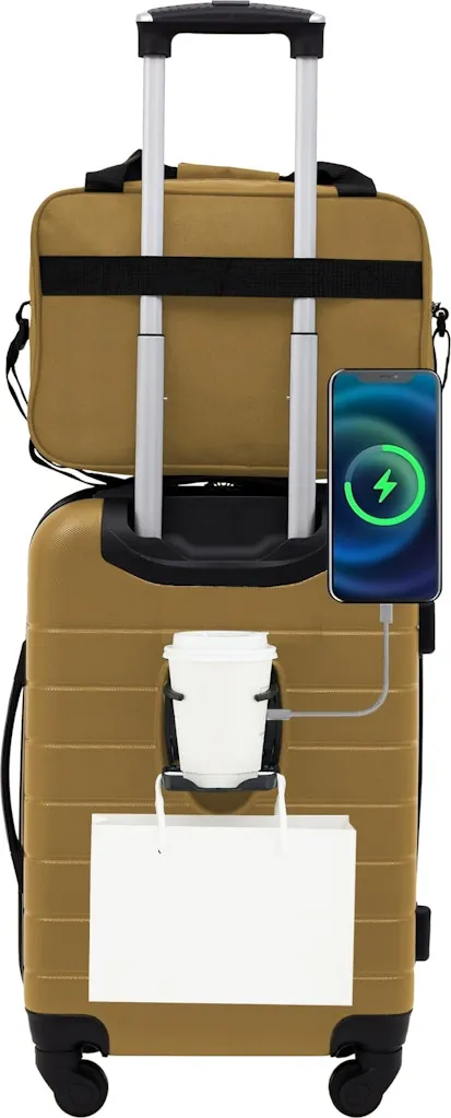 Wrangler Smart Spinner Hardside Luggage 2-Piece Set