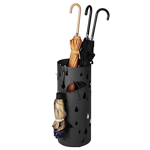 SONGMICS Umbrella Stand 6.7 x 6.7 x 16.1 Inches