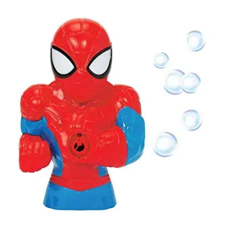 Little Kids Marvel Spider-Man Action Bubble Blower Machine