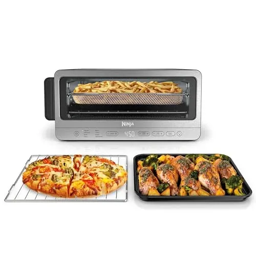 Ninja Flip Toaster Oven & Air Fryer 8-in-1 1800W XL Capacity