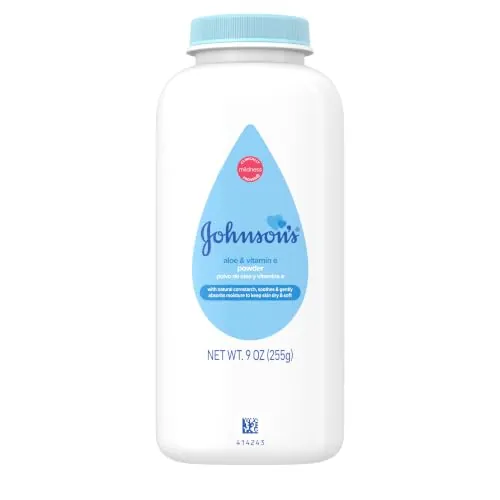 Johnson's Baby Cornstarch Powder with Aloe & Vitamin E 9-Oz