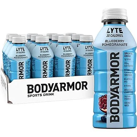 12-Ct 16-Oz Bodyarmor Lyte Sports Drink (Various)