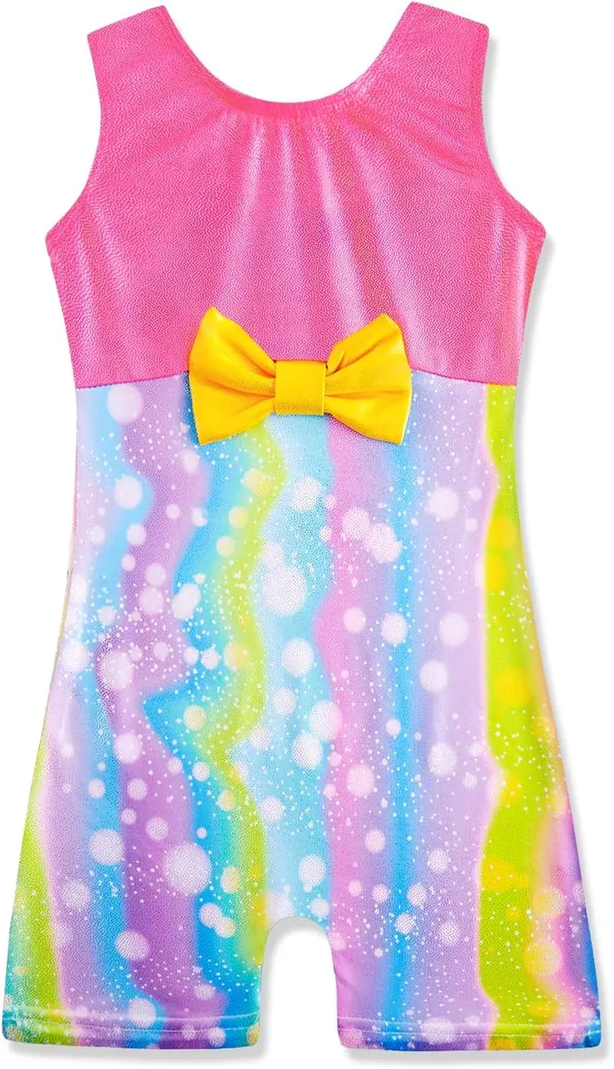 Girls Sparkly Gymnastics Leotard
