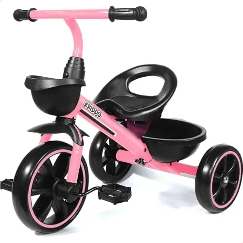 KRIDDO Toddler Tricycle for Toddlers Age 2-5