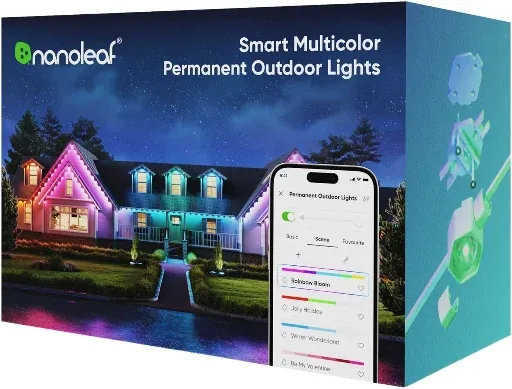 Nanoleaf Smart Multicolor Permanent Outdoor LED Lighting 100'
