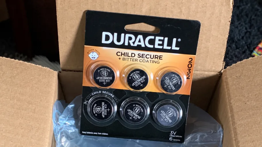 Duracell 2032 Lithium Coin Battery 6-Pack