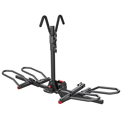 KYX 220-Lb Hitch-Mounted E-Bike Rack for 2 Bikes, 2" Hitch, Up to 5" Tires