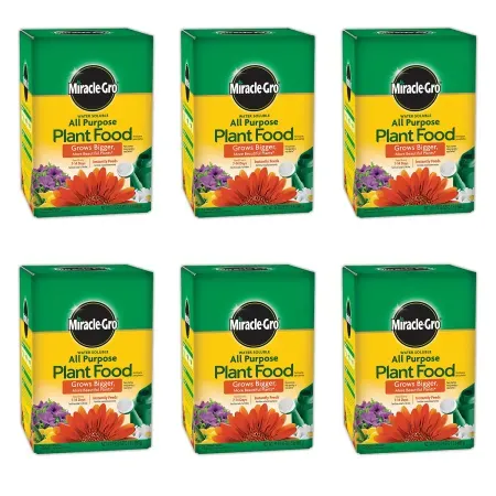 6-Pack 1.5lb Miracle-Gro Water Soluble All Purpose Plant Food