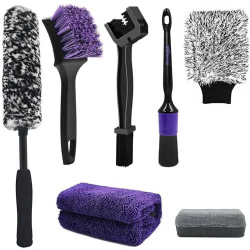 YeewayVeh 7-Piece Motorcycle Cleaning & Polishing Kit