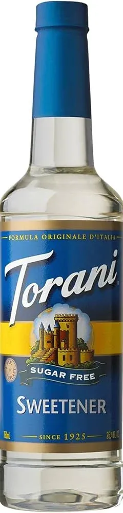 25.4oz Torani Sugar Free Sweetener Syrup