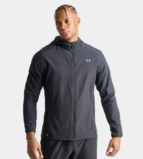 Under Armour Men's Velociti Pro Storm Full-Zip Jacket (Black/Black/Reflective, L-2XL)