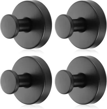 4-Pack Dntorx Stainless Steel Suction Cup Shower Hooks