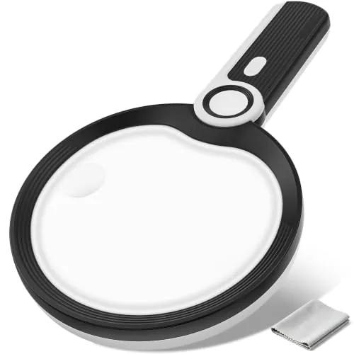 Large Magnifying Glass with Light