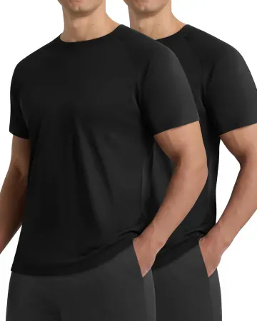 2-Pack Barjneel Workout Men's Shirts