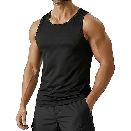 PINSPARK Men's UPF 50+ Athletic Muscle Tank Top (Various Colors)