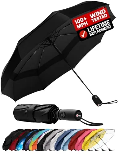 Windproof Travel Umbrella 100MPH
