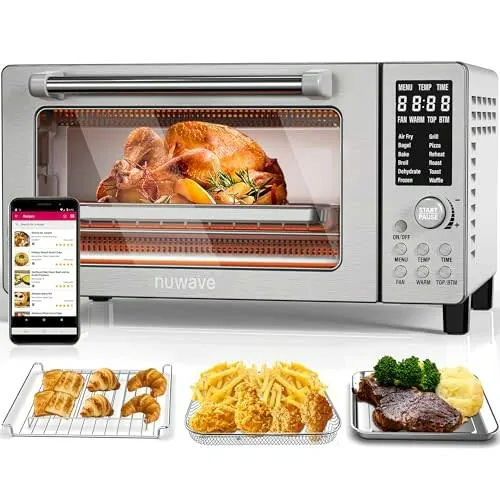 Nuwave Bravo Air Fryer Toaster Smart Oven