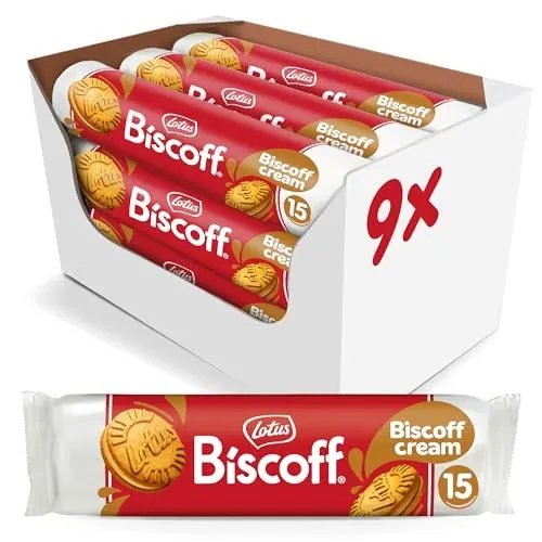 9-Pack Lotus Biscoff Sandwich Cookies (Biscoff Cream)