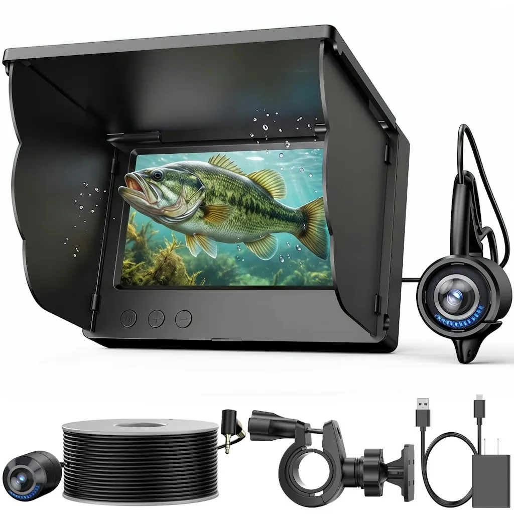 Eyoyo Underwater Fishing Camera w/ 4.3" LCD Monitor