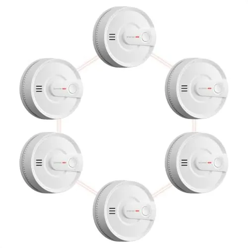 X-Sense Interconnected Smoke Detector 6-Pack