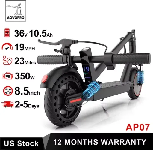 AOVOPRO AP07 350W 36V 10.5Ah Electric Scooter