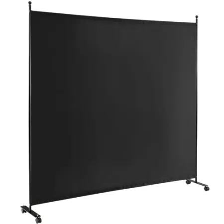 Giantex 73" x 73" Single Panel Room Divider with Wheels