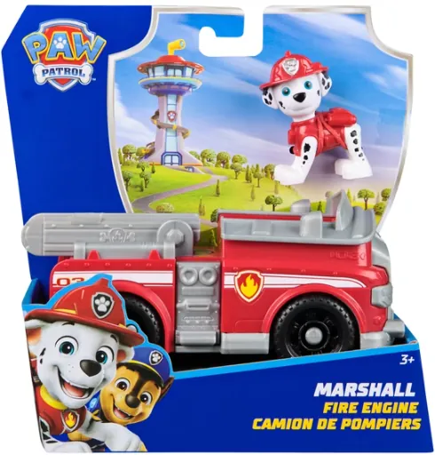 PAW Patrol Fire Truck with Collectible Marshall Figure