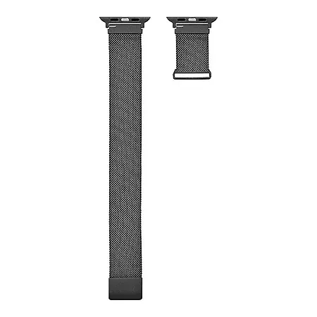 Insignia Stainless Steel Mesh Band for Apple Watch 38mm, 40mm & 41mm (Black)