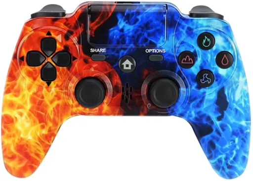 YUOY Wireless Controller for PS4, PS4 Slim, PS4 Pro & Windows PC (7 Designs)