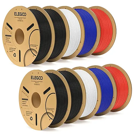 10-Kg ELEGOO PLA Plus 3D Printer Filament (Various)