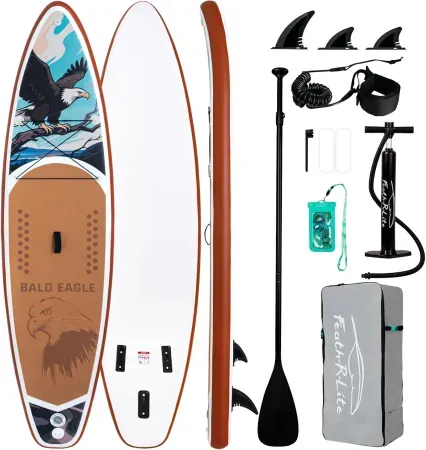 11' x 33" FEATH-R-LITE Inflatable Stand-Up Paddle Board
