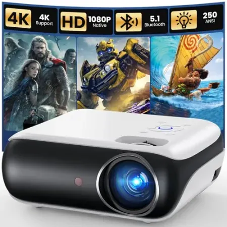 Happrun H1 Native 1080p Bluetooth Projector