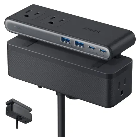 Anker Nano 70W Power Strip Desk Clamp w/ Surger Protector