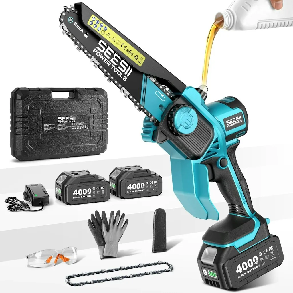 Seesi Flagship Cordless 8" Mini Chainsaw