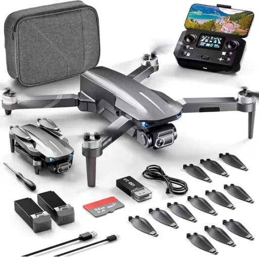 NBD 4K Drone with Camera, 52-Min Flight, 10,000FT Range, 249g Foldable FPV Quadcopter, 5G WiFi