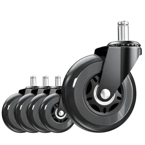 ASHGOOB 3" Office Chair Wheels / Casters Set 5-Pack