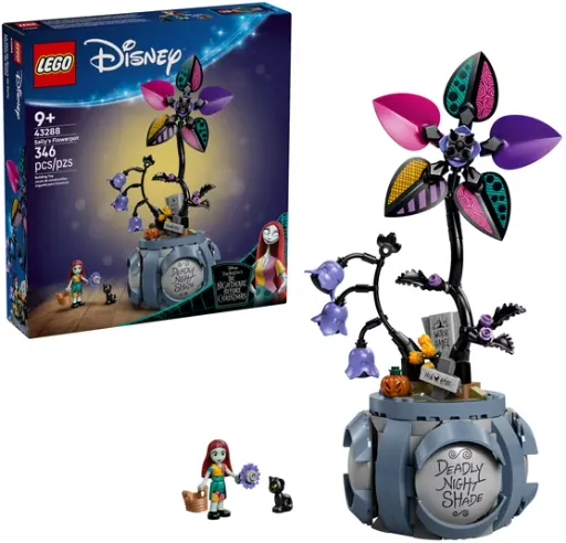 346-Piece LEGO Disney Sally's Flowerpot The Nightmare Before Christmas Building Set
