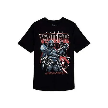 Boy's Star Wars Darth Vader Short Sleeve Graphic Crewneck T-Shirt (Black)