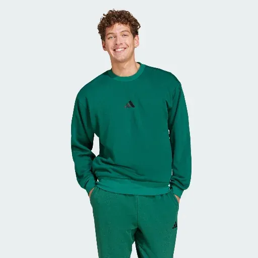Adidas Men Essentials Feelcozy Fleece Sweatshirt