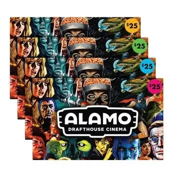 Four $25 Alamo Drafthouse Cinema Gift Cards