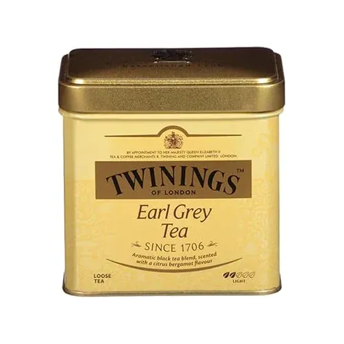 Twinings Earl Grey Loose Black Tea Tins, 7.05 Ounce