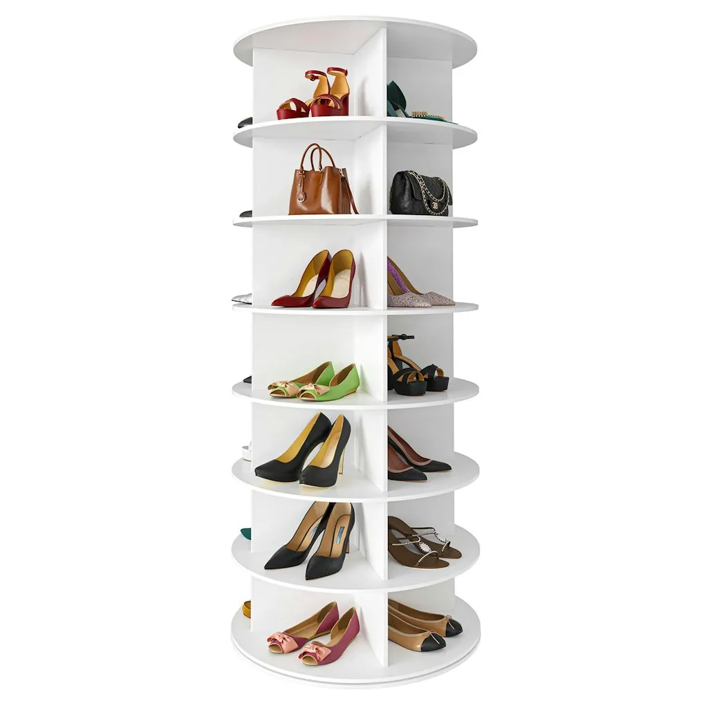 SpaceAid 7-Tier Rotating Shoe Rack Tower