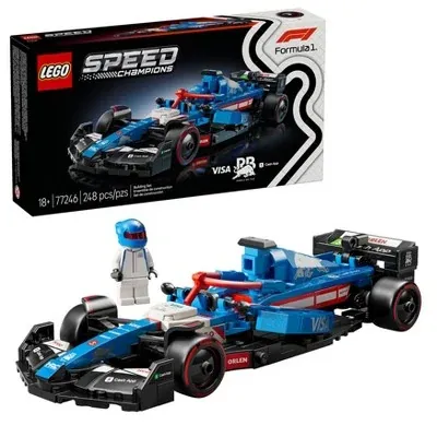 LEGO Speed Champions Visa Cash App RB VCARB 01 F1 Race Car Model Kit 248 Pcs