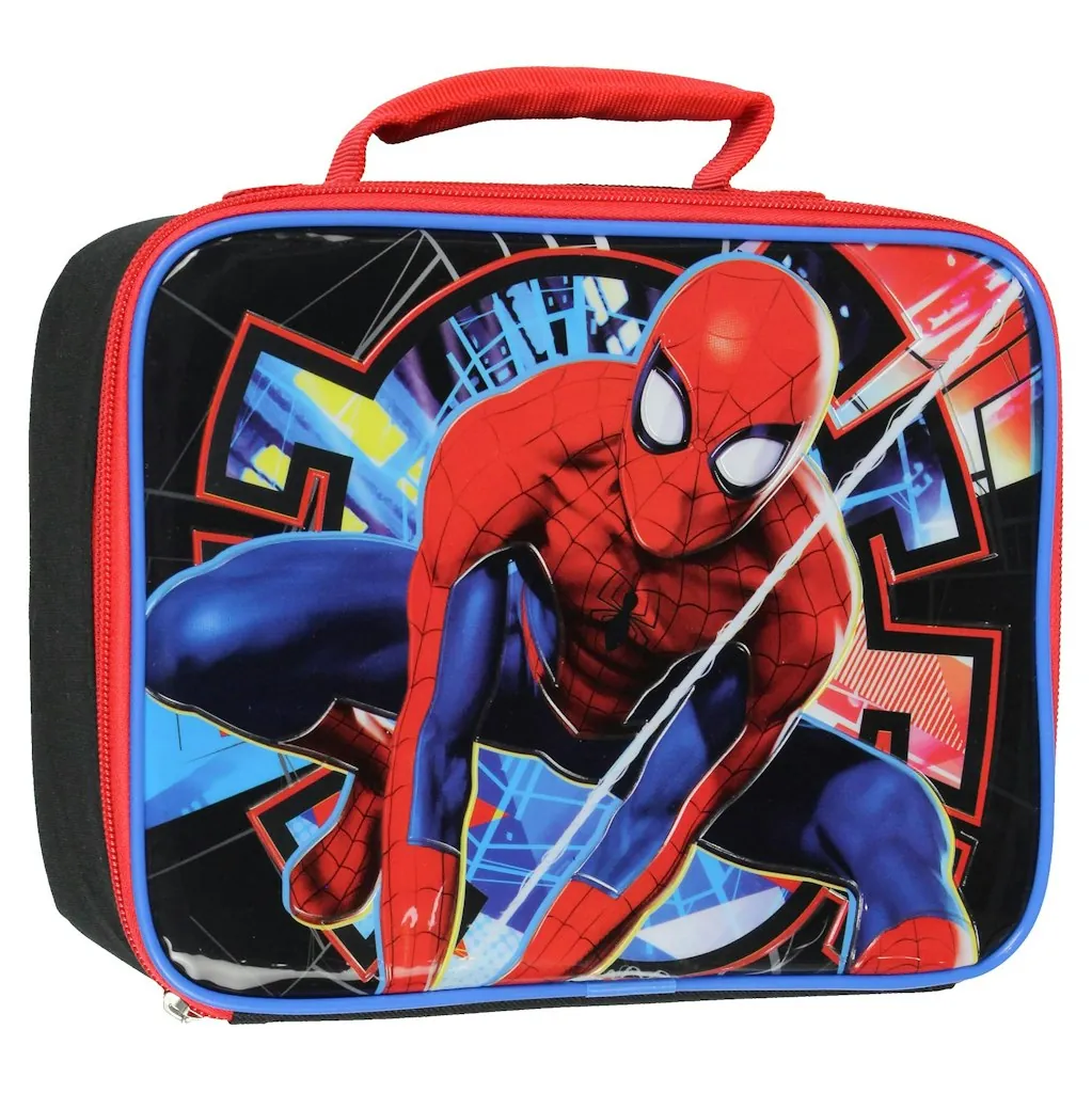 Bioworld Marvel Spider-Man 11" Insulated Kids' Lunch Bag