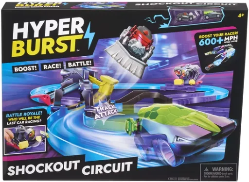 Hyper Burst Shockout Circuit Battle Race Track Set