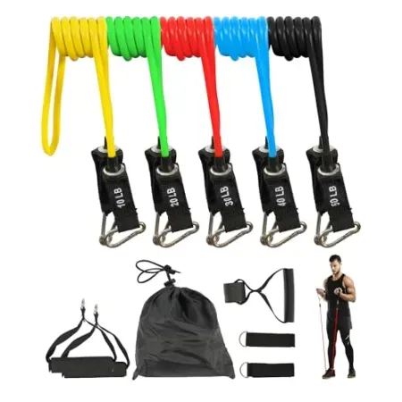 Fitvids 5-Level Resistance Loop Bands Set