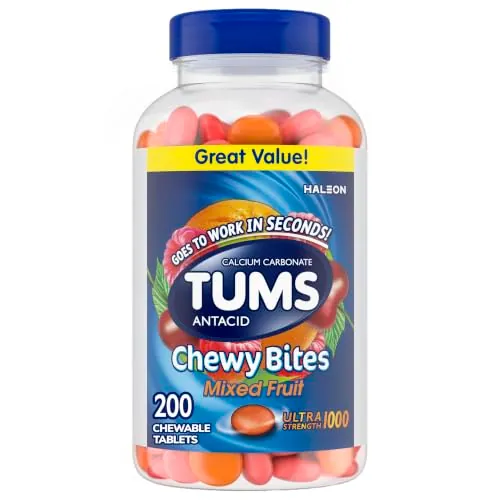 TUMS Chewy Bites Mixed Fruit 200-Count