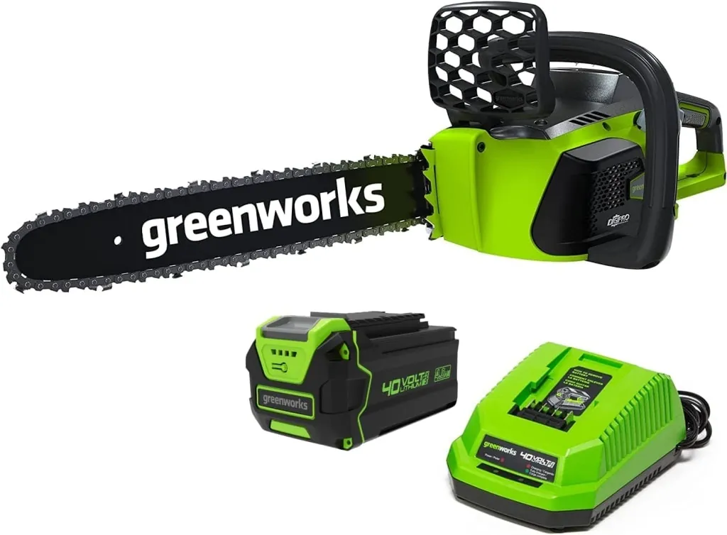 Greenworks G-MAX 40V 16" Cordless Chainsaw w/ Battery and Charger