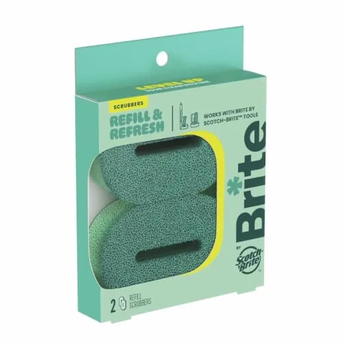 Brite by Scotch-Brite Refill & Refresh Scrubbers 2-Pack