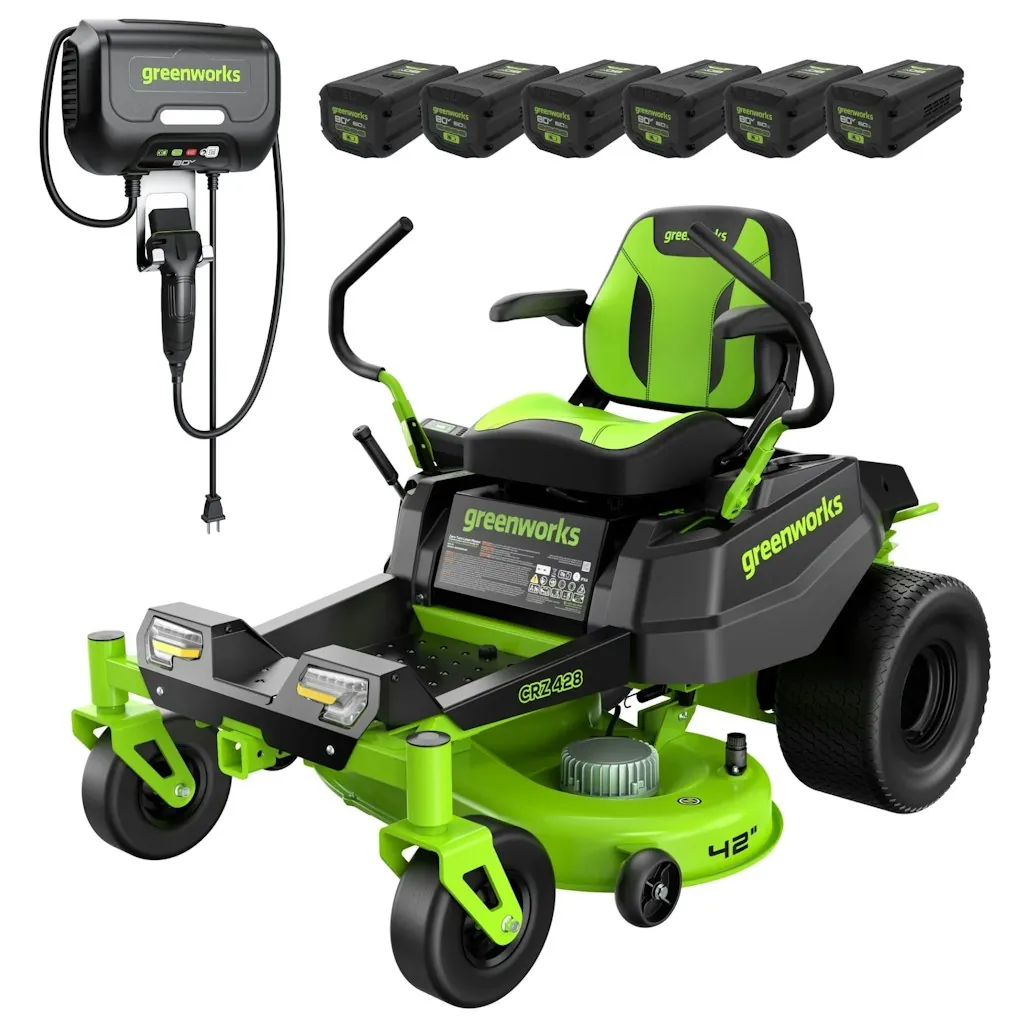 Greenworks 80V CrossoverZ 42" Cordless Zero Turn Lawn Mower